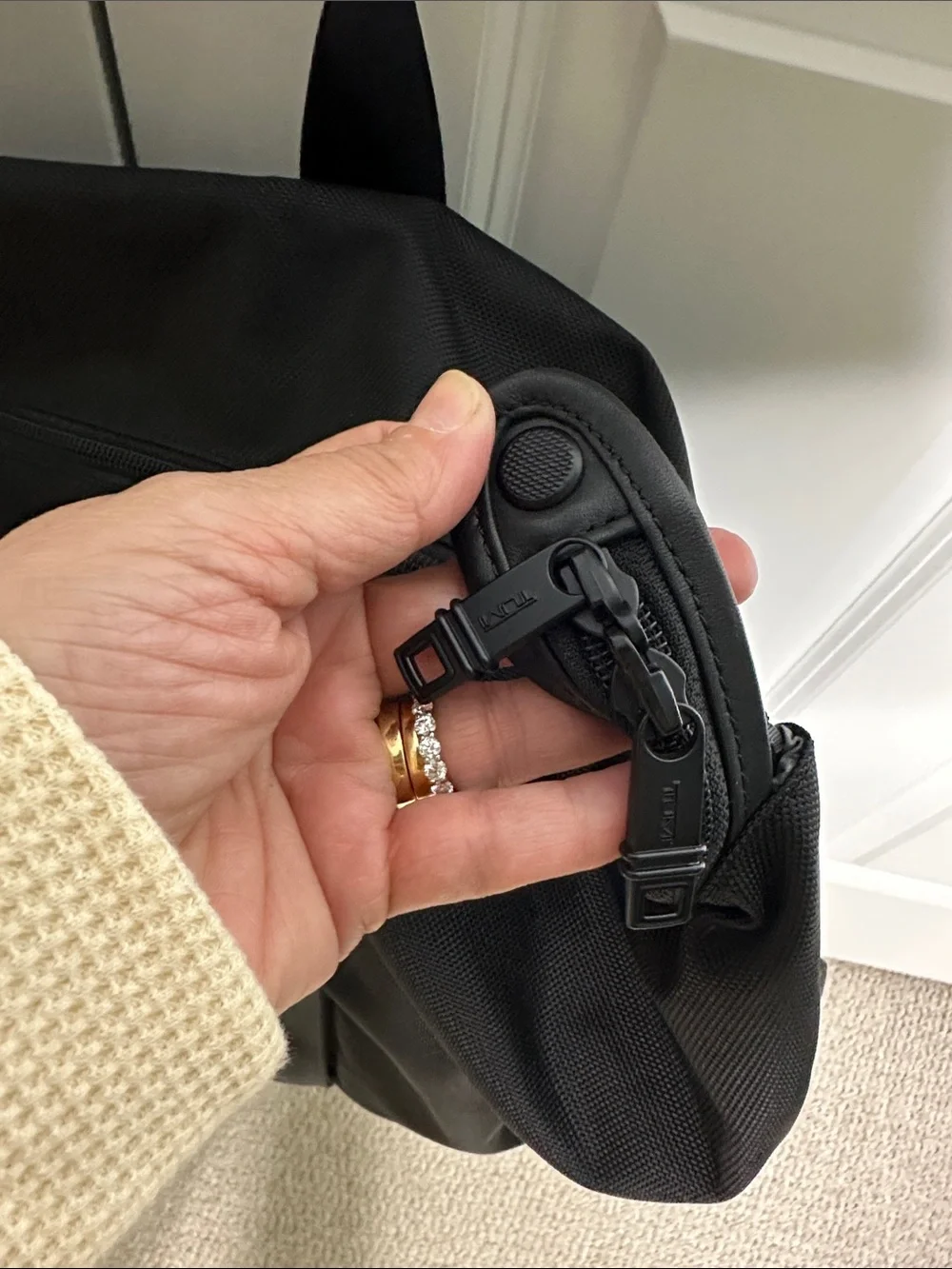 TUMI Alpha II Expandable Duffle Bag Black